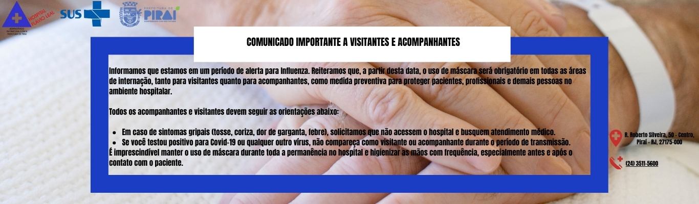 Banner Principal Hospital Flávio Leal